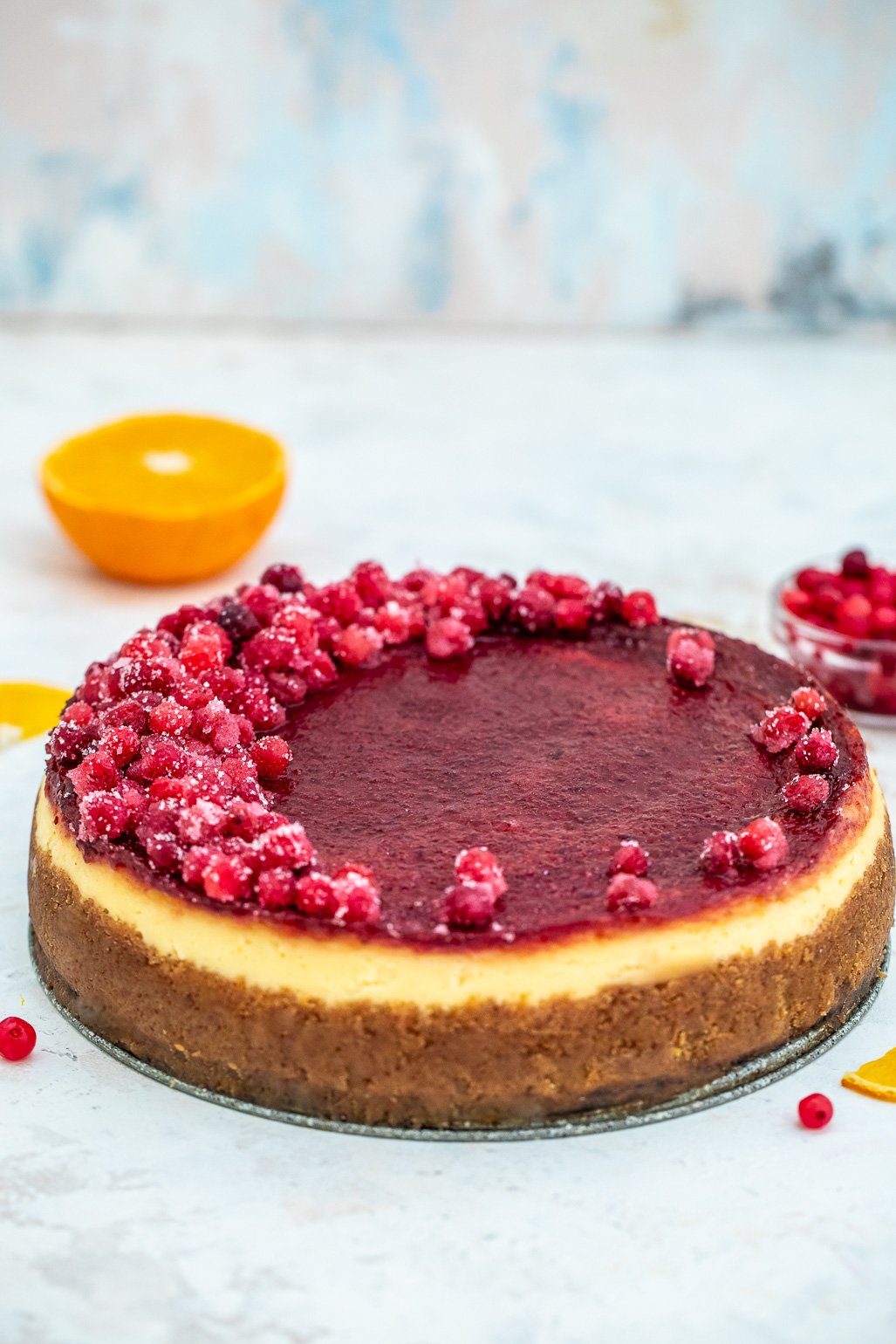 Cranberry Cheesecake Recipe Video Sweet And Savory Meals