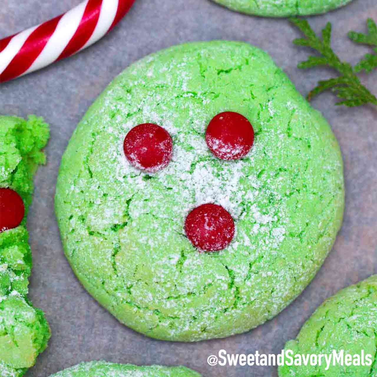 Grinch Cookies Recipe Video Sweet And Savory Meals