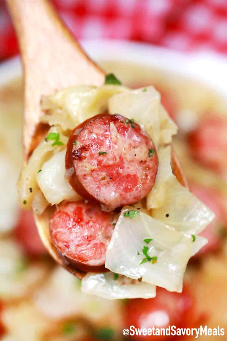 Instant Pot Cabbage And Sausage Video S SM