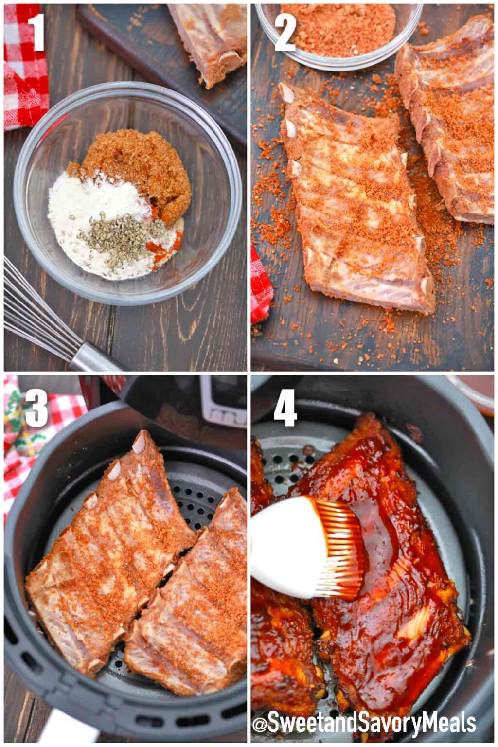 Air Fryer Pork Ribs Recipe Sweet And Savory Meals