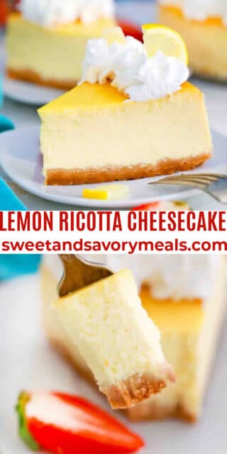 Best Lemon Ricotta Cheesecake Recipe Sweet And Savory Meals