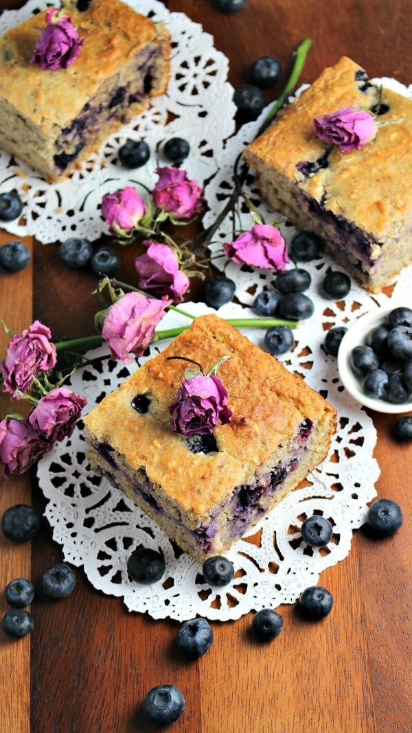 Skinny Blueberry Banana Bread