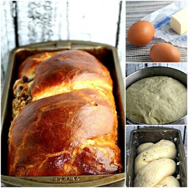 Poppy Seed and Walnut Roll Bread