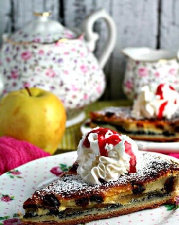 Caramelized Apple Custard Tart