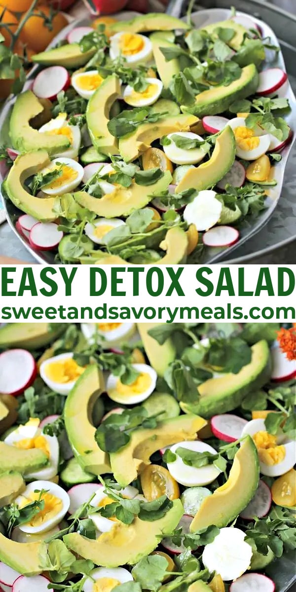 easy detox salad pin