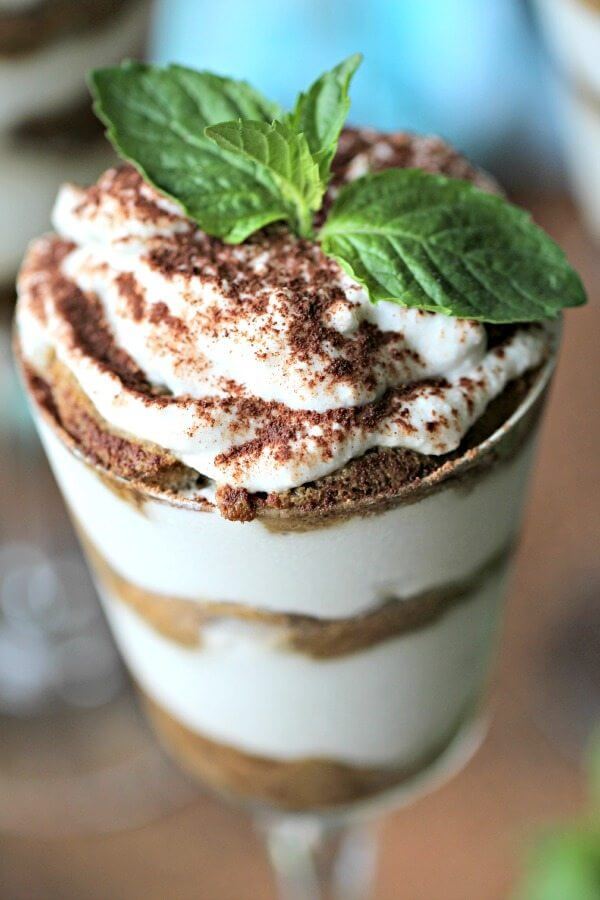 Coconut Cream Tiramisu Trifles