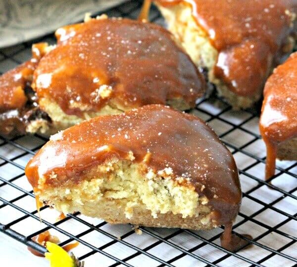 Salted Caramel Scones