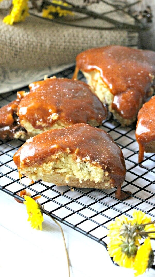 Salted Caramel Scones