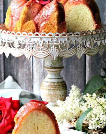 Rosewater Chiffon Cake