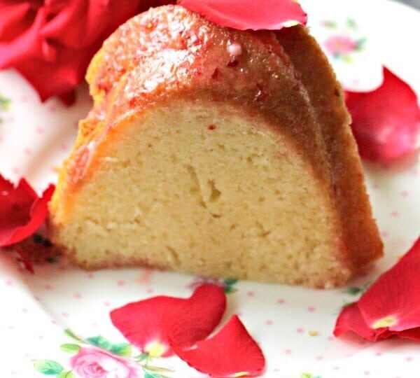 Rosewater Chiffon Cake