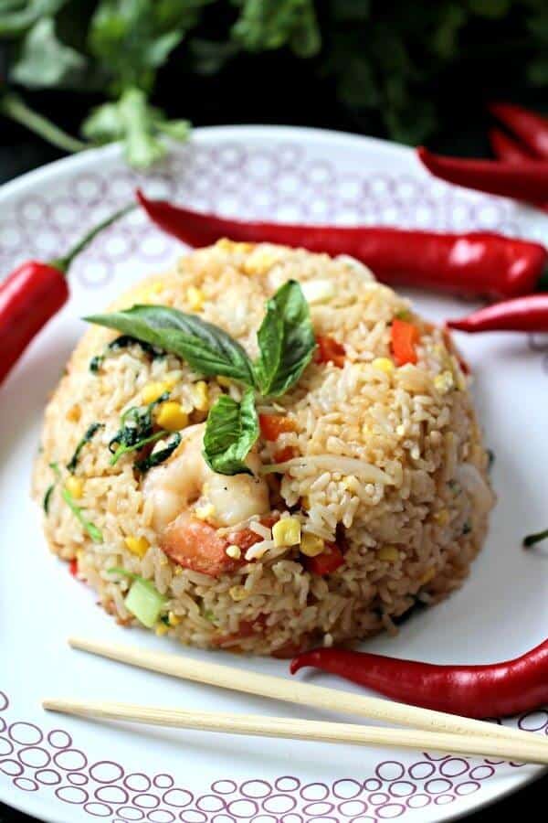 Thai Fried Rice with Shrimp