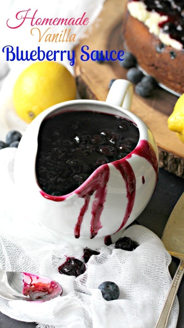 Homemade Blueberry Sauce