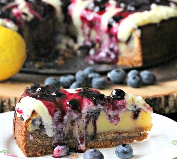 Lemon Blueberry Cake - Masala Mojo