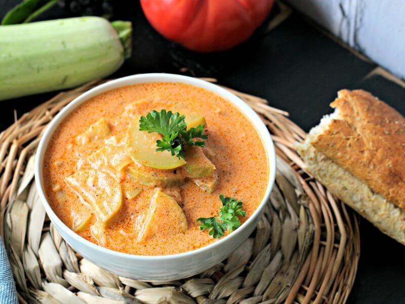 Zucchini Tomato Soup