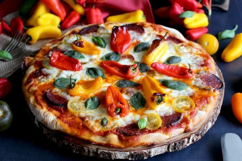 Heirloom Tomato Pizza