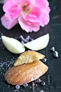 Salted Caramel Apple Madeleines
