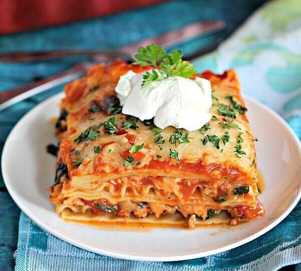 best chicken spinach lasagna