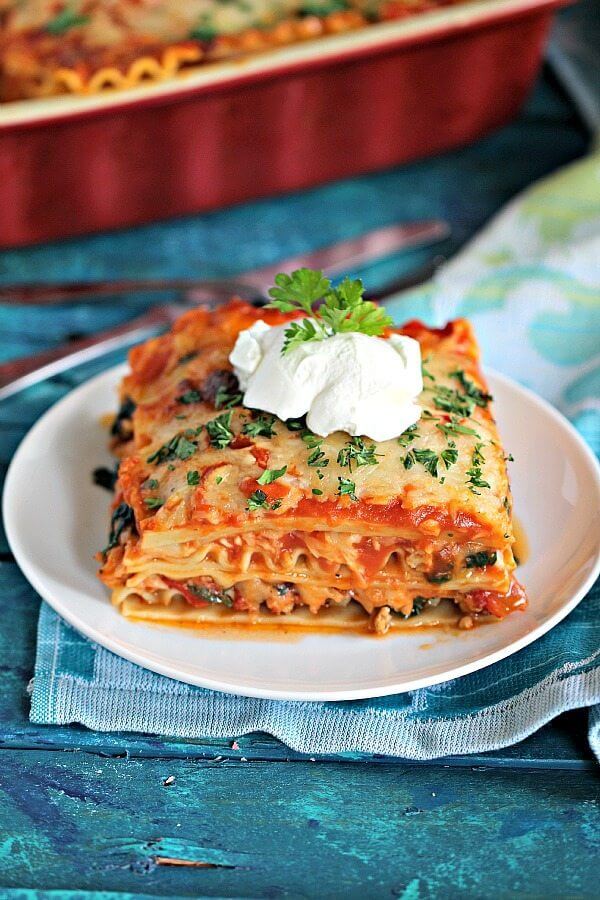 best chicken spinach lasagna