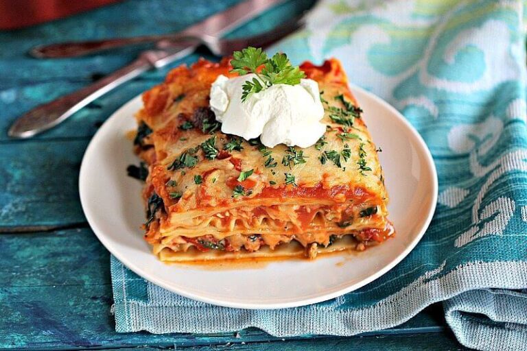 Best Chicken Spinach Lasagna S&SM