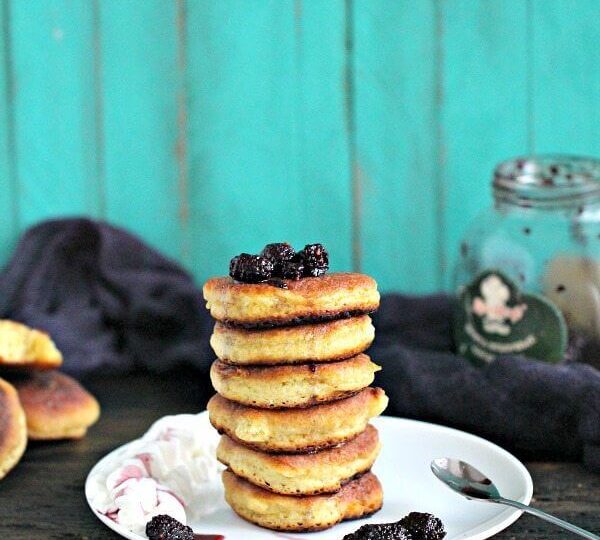 mini russian pancakes