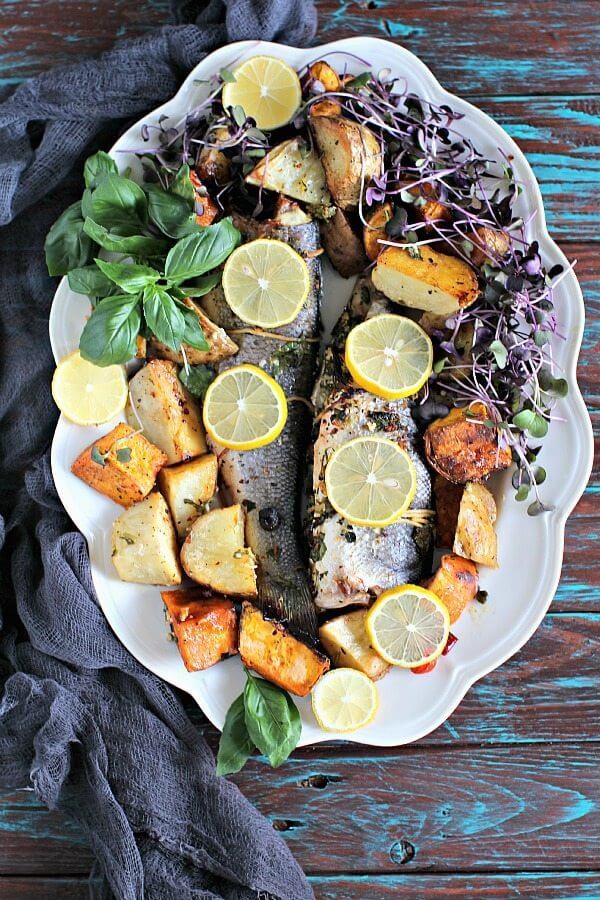 Oven Roasted Whole Branzino - Sweet and Savory Meals