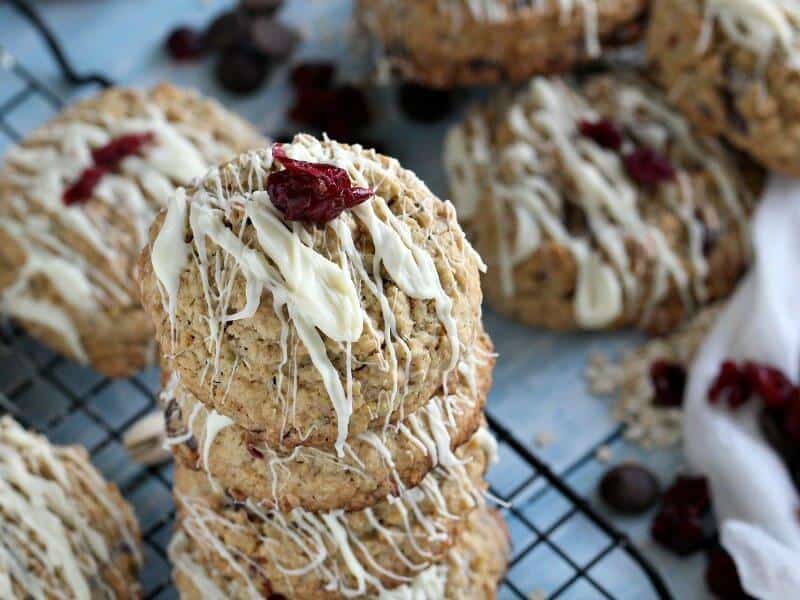 Oatmeal Cranberry Pistachio Cookies