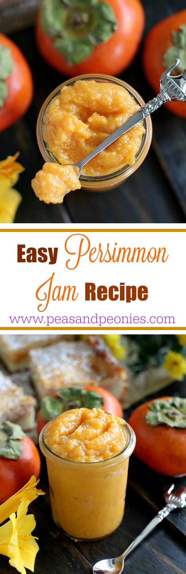 picture of persimmon jam for pinterest