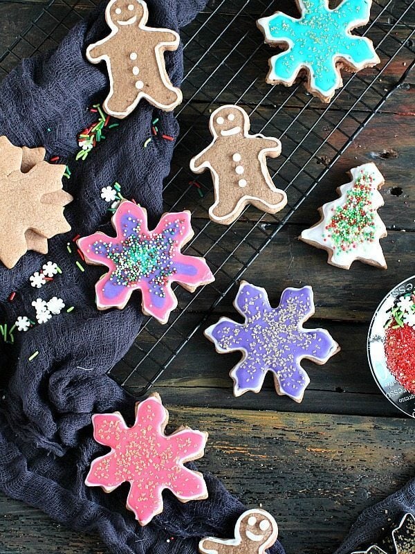 Neon Chocolate Sugar Cookies