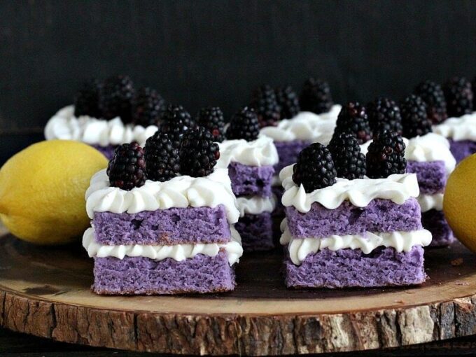 Purple Cake With Lemon Buttercream [video] Sweet And Savory Meals