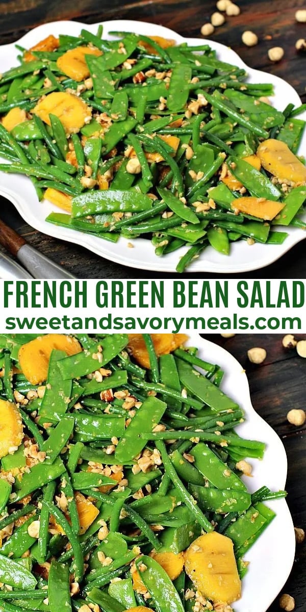 easy french green bean salad pin