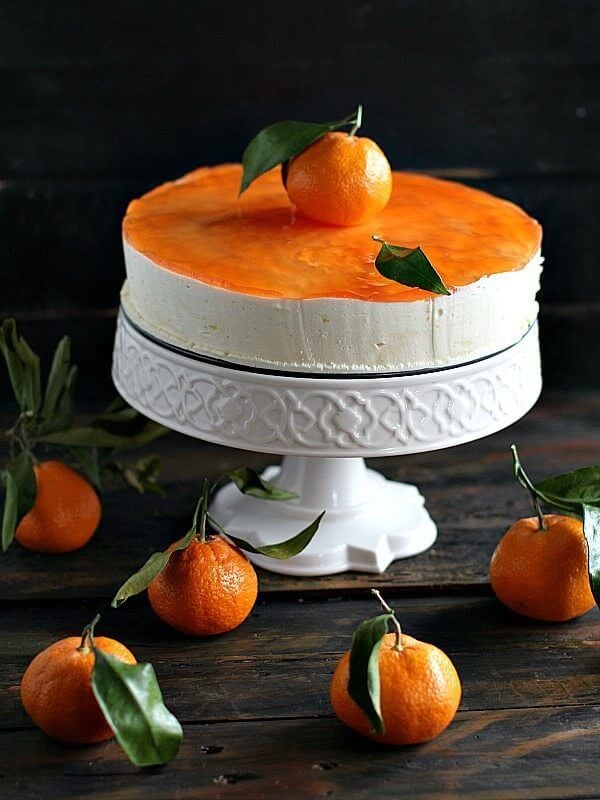 MY RECIPES. COM: Orange mousse cake