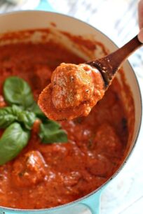 Bison Meatballs