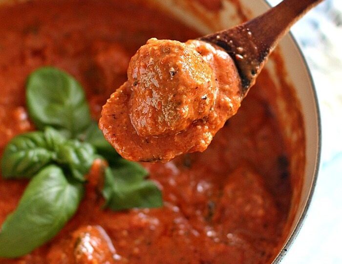 Bison Meatballs