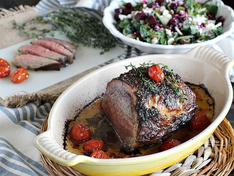 Wine Roasted Beef Tenderloin