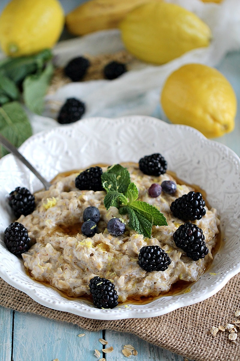 Slow-Cooker Citrus Maple Oatmeal