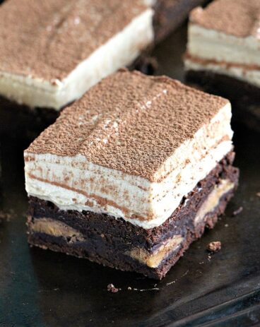 Peanut Butter Mousse Brownies