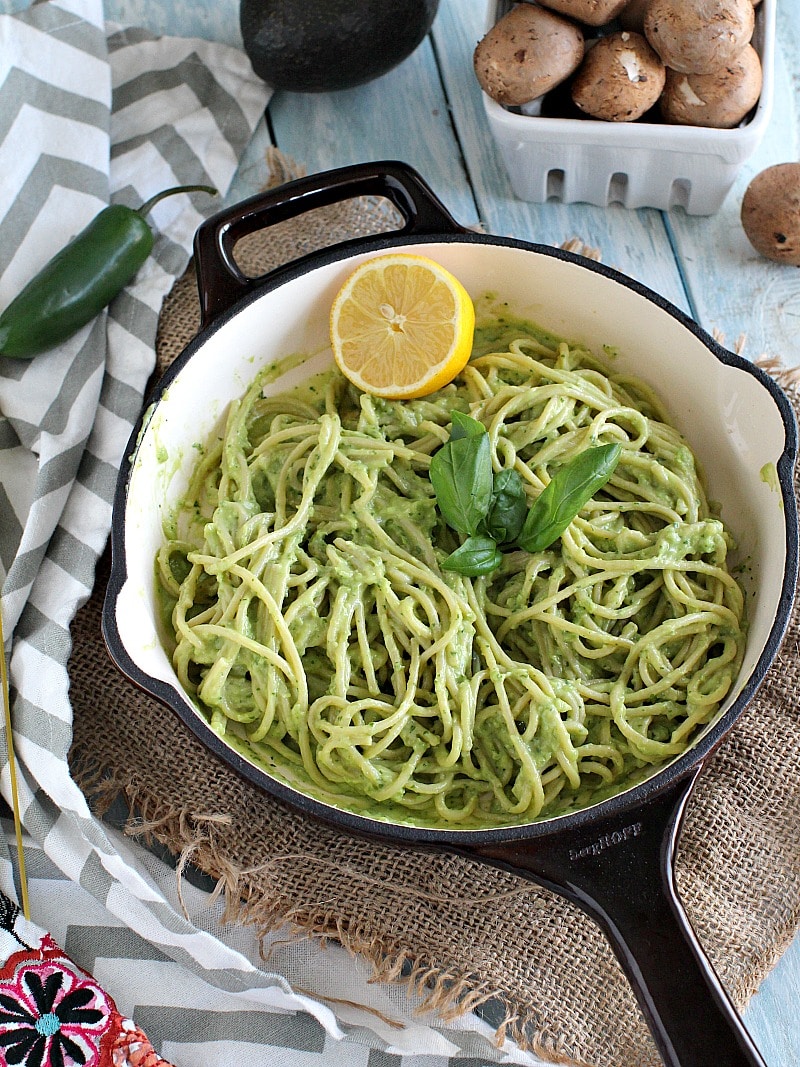 Vegan creamy pasta