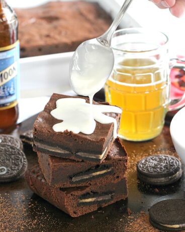 Reese's Oreo Chocolate Beer Bars