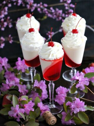 Strawberry Prosecco Jelly Cocktails 8009