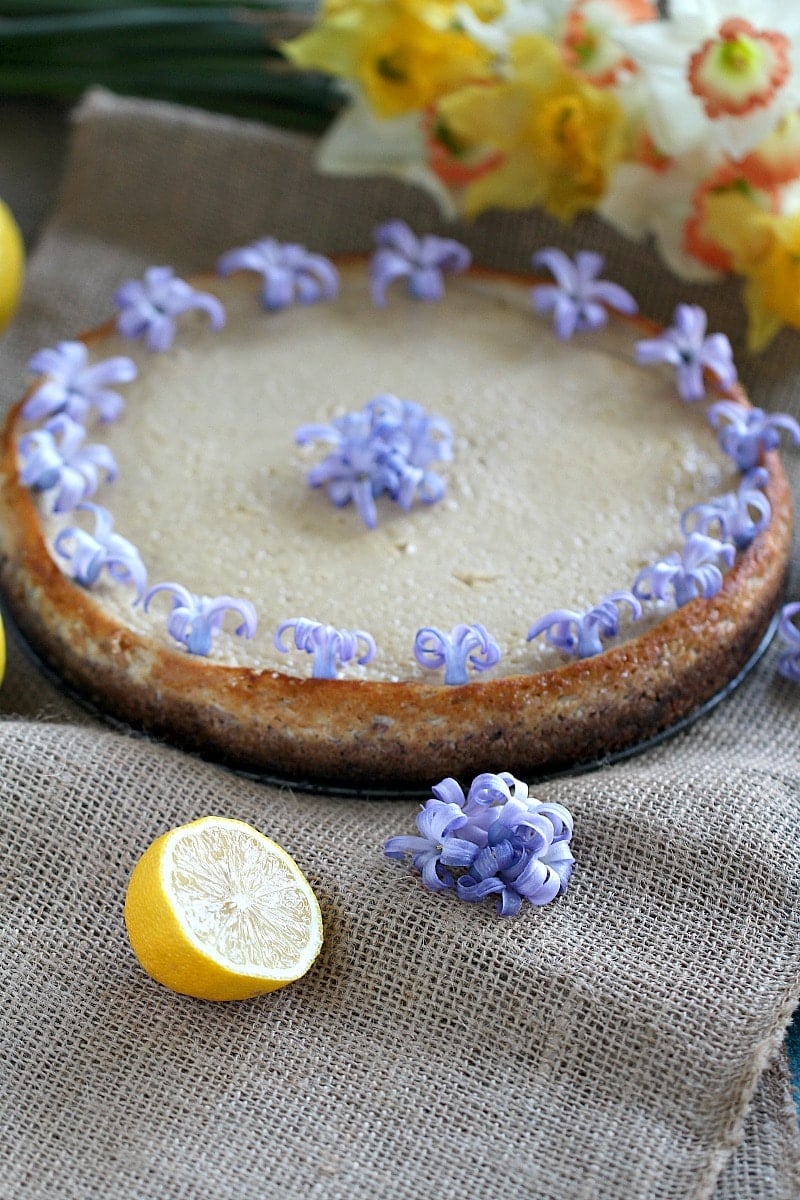 Vegan Lemon Tofu Cheesecake and Gluten Free