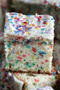 White Chocolate Funfetti Cake