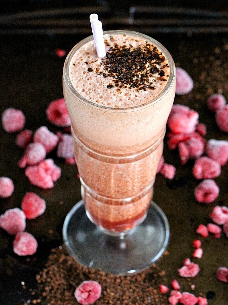 Raspberry Coffee Smoothie - Sweet and Savory Meals