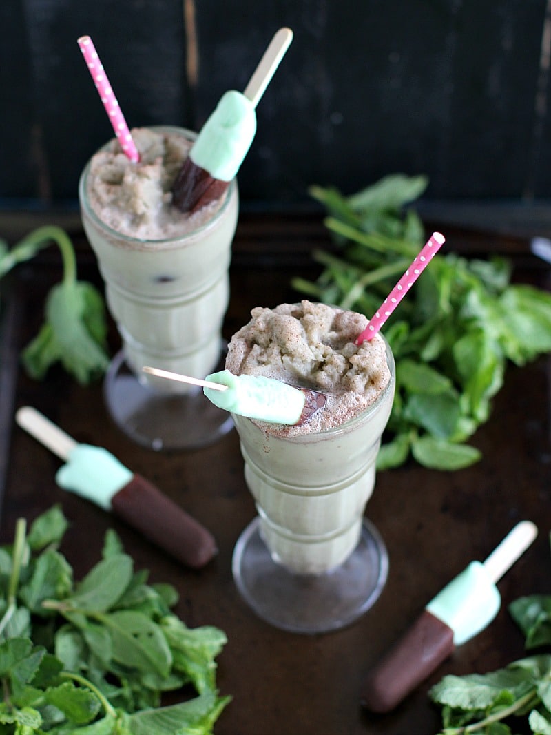 Dark Chocolate Mint Milkshakes Sweet and Savory Meals