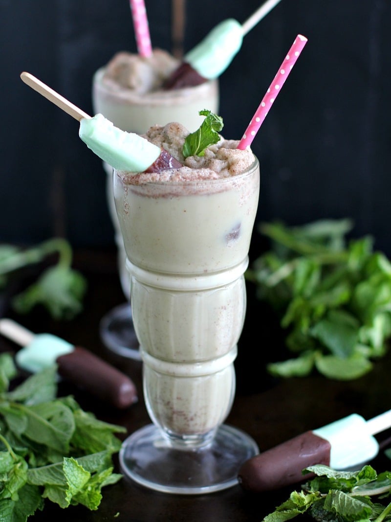 Dark Chocolate Mint Milkshakes Sweet and Savory Meals