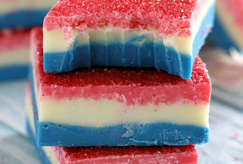 Patriotic Easy Fudge