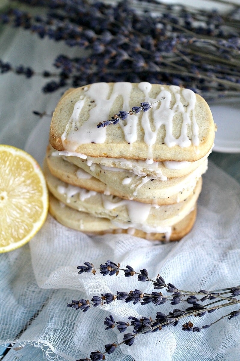 Lemon lavender cookies