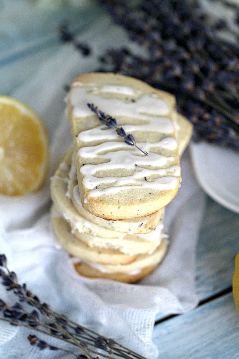 Lavender Cookies with icing recipe