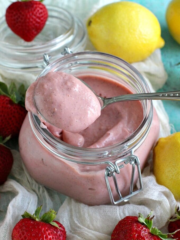 Vanilla Bean Strawberry Curd Gluten Free Sweet and Savory Meals
