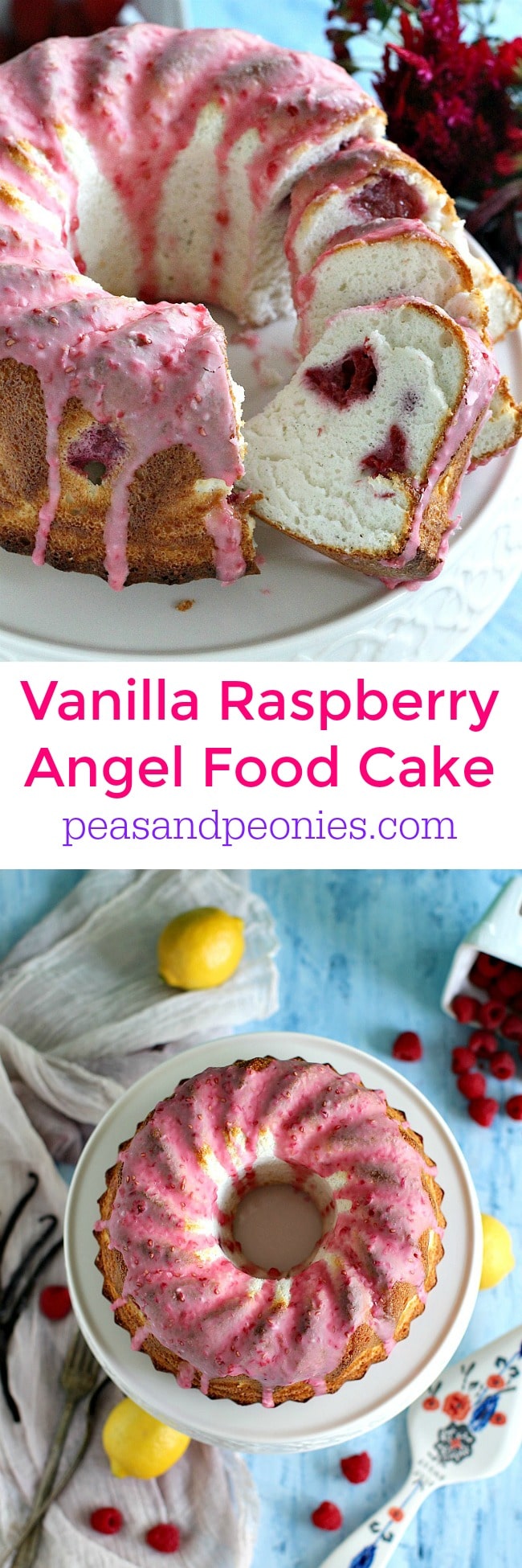 Raspberry Angel Food Cake  Sweet and Savory Meals