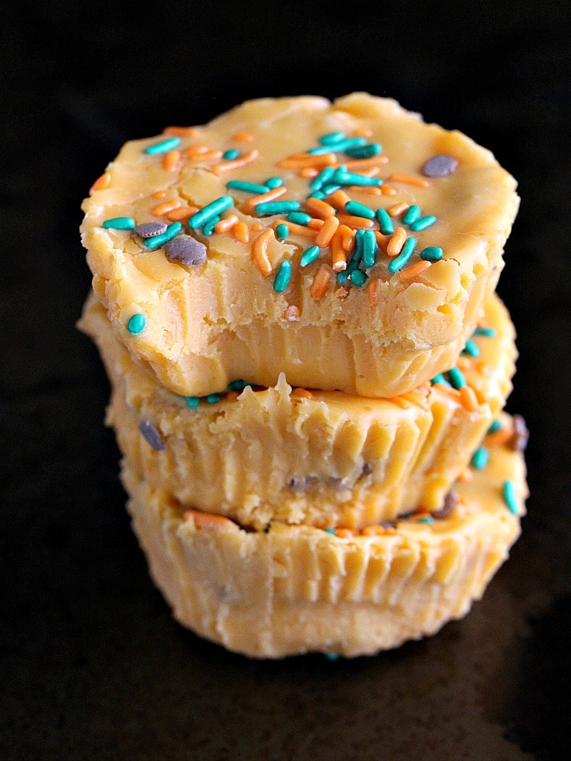 Homemade pumpkin fudge